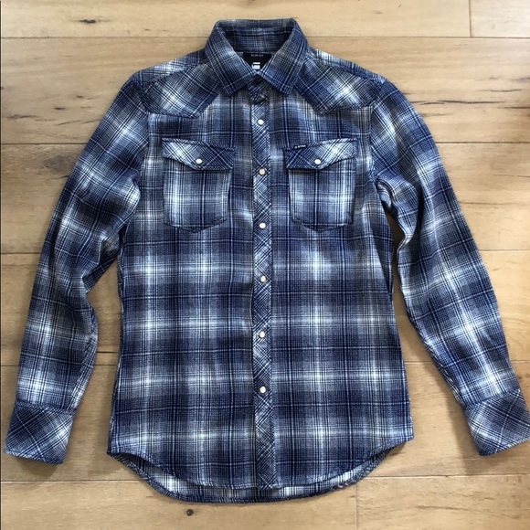 g star flannel shirt